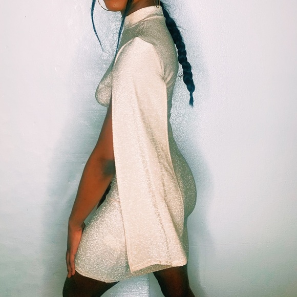 Sparkle Split-Sleeve Dress - Picture 5 of 5